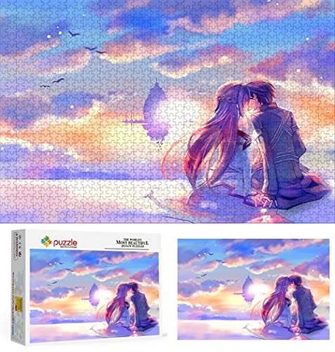 Puzzle 2000 Piezas para Adultos, Puzzle Anime Sword Art Online, Rompecabezas de Niños Adolescente Ara Juegos Educativos de Mente de Bricolaje, Decoración del Hogar de Regalo. 100X70cm