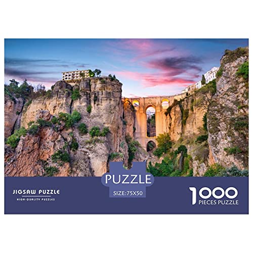 Puzzle para Adultos 1000 Piezas- Lunda Malaga -Puzzle para Adultos Y Niños，puzle Pedagógico,El Alivio del Estrés Juguete Relajante Juego Divertido。1000pcs (75x50cm)