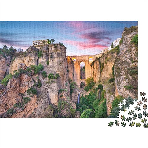 Puzzle para Adultos 1000 Piezas- Lunda Malaga -Puzzle para Adultos Y Niños，puzle Pedagógico,El Alivio del Estrés Juguete Relajante Juego Divertido。1000pcs (75x50cm)