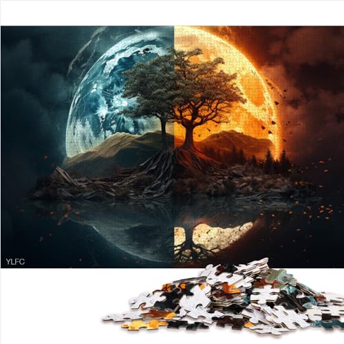 Puzzles para Adultos, Paisaje Fantástico, 1000 Piezas, Puzzle de Cartón, Edades 12+, Nivel de Dificultad: Pensar Tamaño del Puzzle (26 x 38 cm)