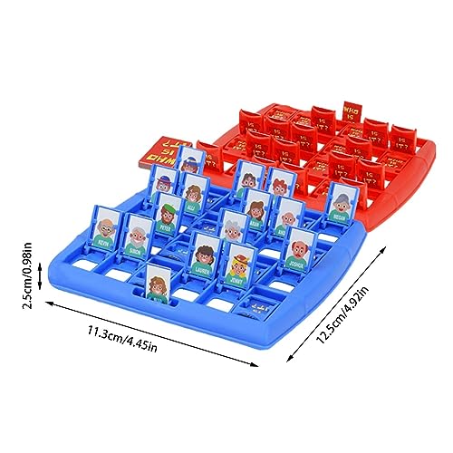 Quién Soy Juego de Mesa Adivina Quién Soy Juego de Rompecabezas, Juego de Adivinanzas con 96 Tarjetas Razonamiento Lógico Pensamiento Juego Preescolar Regalo para Niños