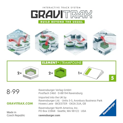 Ravensburger - GraviTrax Trampoline, Trampolín, Juego STEM Innovador y Educativo, 8+ Años, Accesorio