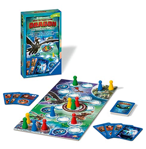 Ravensburger Mitbringspiele 23466 - Juego de Regalo de Ravensburger «kommt mit in Die vergewelgene Welt» para la Nueva película de Cine: Drachenzähmen Leicht Gemacht 3 - Die geheime Welt