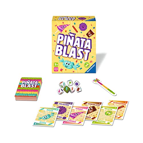 Ravensburger - Piñata Blast, Juego de Cartas para Toda la Familia, Party Game, 7+ Años