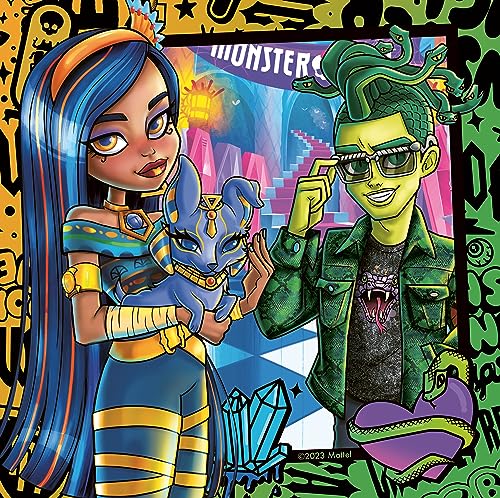 Ravensburger - Puzzle Monster High, Colección 3 x 49, 3 Puzzle de 49 Piezas, Puzzle para Niños, Edad Recomendada 5+ Años