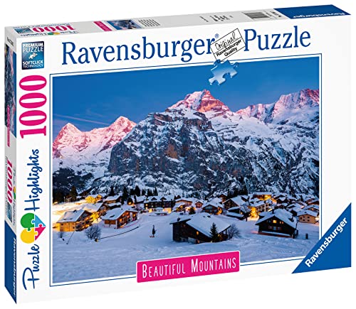 Ravensburger - Puzzle Oberland Bernés, Colección Beautiful islands, 1000 Piezas, Puzzle Adultos