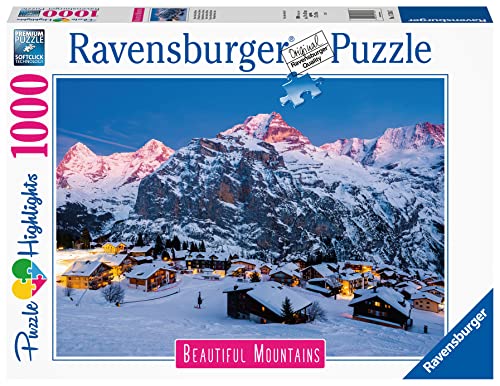 Ravensburger - Puzzle Oberland Bernés, Colección Beautiful islands, 1000 Piezas, Puzzle Adultos