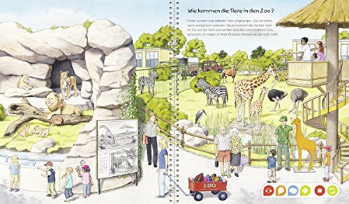 Ravensburger tiptoi LIBRO Entdecke den Zoo +infantil tier-weltkarte- Länder,ANIMALES,CONTINENTES