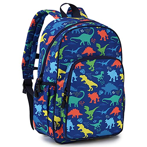 RAVUO Mochila Infantil, Lindo Mochila Dinosaurio Niño Grand Mochilas Infantil Preescolar Mochila Escolar Niños con Correa Pecho