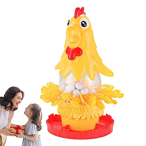 Raxove Juego de Mesa para desplumar Huevos de gallina, Juguetes de Pollo para niños, Juguete Educativo para Poner Huevos de gallina, Juguete para Poner Huevos, Juego de Mesa Interactivo para niños