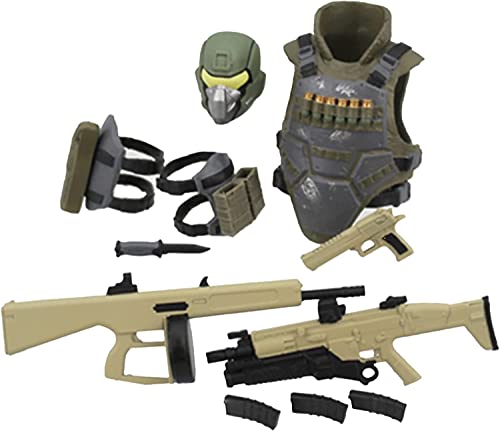 RAYGE3LOV Valaverse Studio 11PCS Military Weapon Accessories Weapons Pack, Modern Military Figures Steel Brigade Gear Pack, Military Weapon Army Guns Weapon Pack