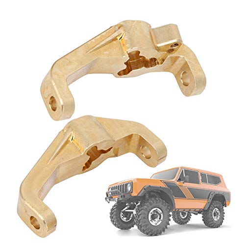 RC Caster Mount, C Hub Carrier Blocks Amarillo Resistente Al Desgaste Profesional para 1/10 Crawler