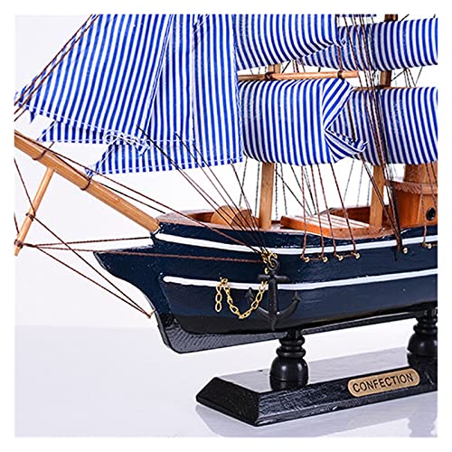 Regalos para familiares y amigos para el nuevo modelo de barco pirata de madera velero estilo mediterráneo decoración del hogar DIY modelo de barcos