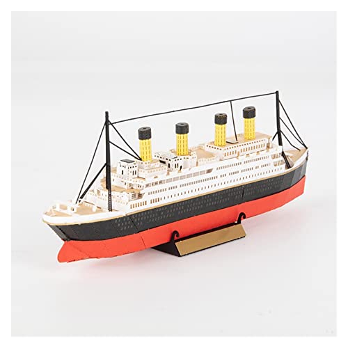 Regalos para Familiares y Amigos para Kit de construcción en Miniatura de Papel for Bricolaje El Modelo 3D del Barco Pirata Black Pearl Barcos Modelo de Bricolaje