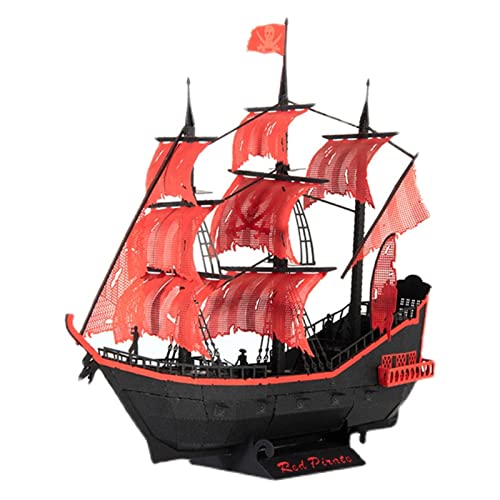 Regalos para Familiares y Amigos para Kit de construcción en Miniatura de Papel for Bricolaje El Modelo 3D del Barco Pirata Black Pearl Barcos Modelo de Bricolaje