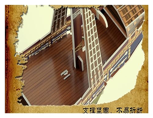 Regalos para Familiares y Amigos para Rompecabezas Tridimensional 3D Modelo de Barco Pirata Santa Maria Barco Rompecabezas for niños Barcos Modelo de Bricolaje