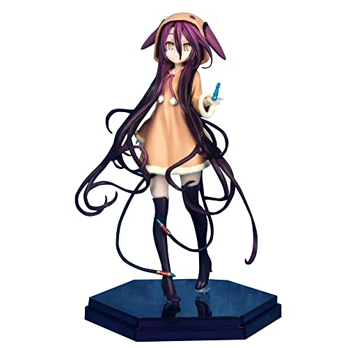 renmuq Figura de anime, versión Q No Game No Life, Schwi Dola de PVC de 18 cm para regalo, figura de acción de juguete, adornos de escritorio, suministros coleccionables