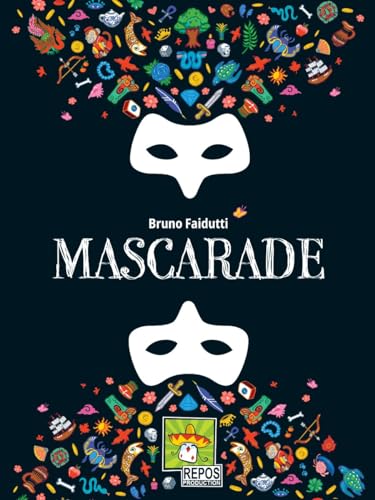 Repos, Mascarade New Edition, Board Game, Ages 10+, 4-12 Players, 30 Minutes Playing Time, Multicolor, ASMMASEN02