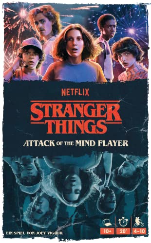 Repos Production Asmodee Stranger Things: Attack of The Mind Flayer | Juego Familiar | Juego de deducción | 4-10 Jugadores | A Partir de 10 años | 20 Minutos | Aleman