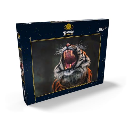 Retrato De Un Tigre De Sumatra (Panthera Tigris Sumatrae) - Premium 100 Piezas Puzzles - Colección Especial MyPuzzle de Puzzle Galaxy