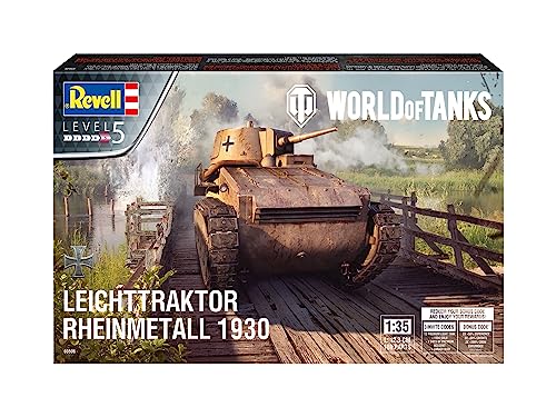 Revell 03506 Rheinmetall 03506 World of Tanks - Kit de construcción Fiel para Profesionales, sin Pintar