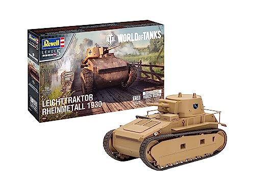 Revell 03506 Rheinmetall 03506 World of Tanks - Kit de construcción Fiel para Profesionales, sin Pintar