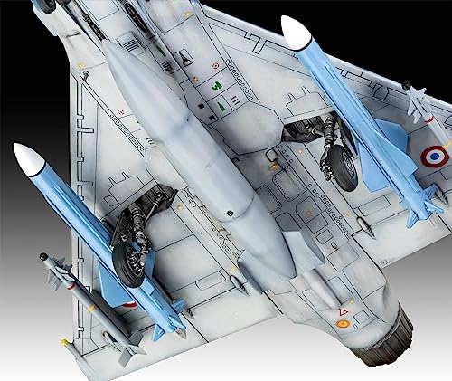 Revell Dassault Mirage 2000C I Kit de construcción de avión de nivel 5 detallado I 150 piezas I escala 1:48 I para niños y adultos a partir de 13 años, mediano