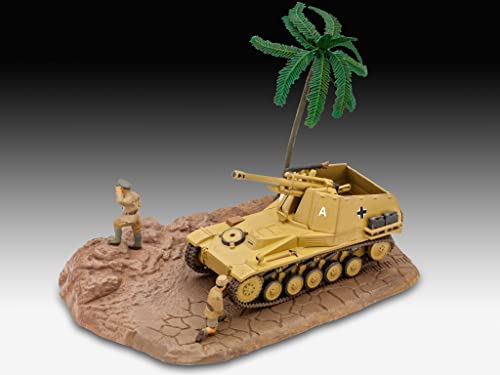 Revell - Maqueta First Diorama Set - Sd.Kfz. 124 Wespe