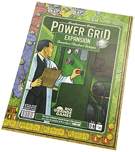 Río Grande - Power Grid Juego de Mesa, Centro Europa-Benelux expansión para Red eléctrica