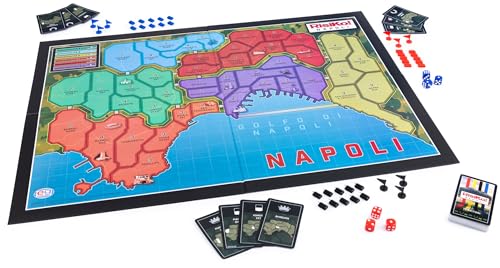 RisiKo! Napoli Juego de Mesa de Estrategia clásico Juego de Mesa de Riesgo con temática de Italia para Disfrutar de una Noche de Juegos en Familia, para Adultos y niños a Partir de 10 años