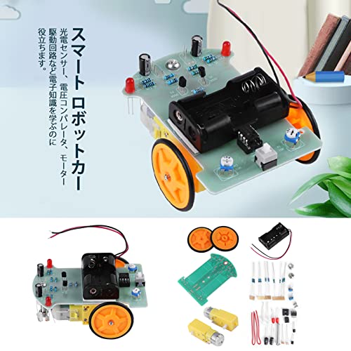 Robots Smart Tracking Car DIY Accesorios Kit Conjunto de Componentes Electrónicos Smart Robot Car Chasis Kit DIY Robot Car Kit para Niños Adolescentes DIY