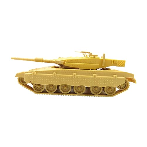 rockible Kits de Modelos de Tanque a Escala 1:72, Tanque en Miniatura, Kits de construcción DIY ensamblar Recuerdos de Fiesta vehículo Modelo de Tanque Juguete, Merkavá