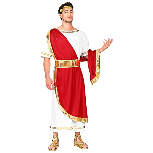 "ROMAN EMPEROR" (tunic with sash, belt, laurel wreath) - (XXL)