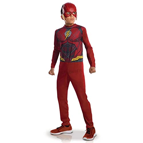 RUBIE'S justice league Disfraz, color flash-rango de entrada, Flash-7-8 ans-117 à 128 cm (RUBIES I-630860L)