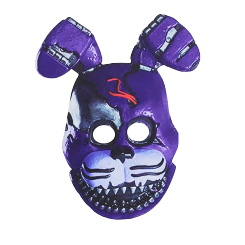 RUIZE Juego Five Nights Freddy Disfraz con máscara para niños de 5 a 13 años, Disfraz de Cosplay de Juego de Terror FNAF, Disfraz de Mono,Azul,140