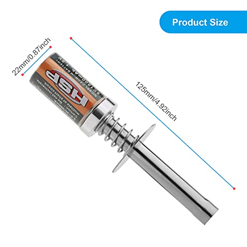 RUIZHI HSP Nitro Encendedor de Bujías de Encendido Herramientas de Arranque para HSP RedCat Nitro Powered 1/8 1/10 RC Car （Normativa Europea）