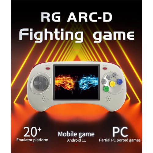 RULZ RG ARC-D - Juego multijugador (4 pulgadas, 6 botones, 16 GB, sin juegos)