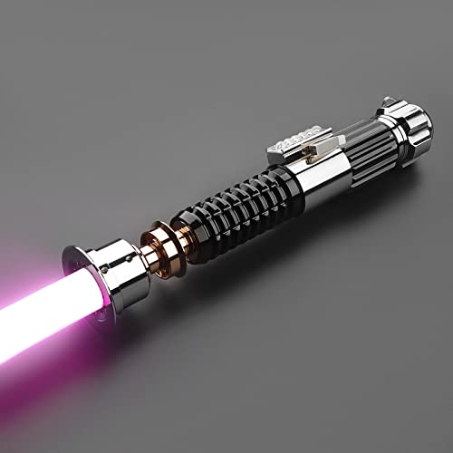 SABER KING Sable de luz Obi Wan Kenobi | Lightsaber Force FX | Sable de luz FX | Sable de luz Duelo FX | Sable de luz FX | NO043 (tablero profesional NEO píxeles), negro