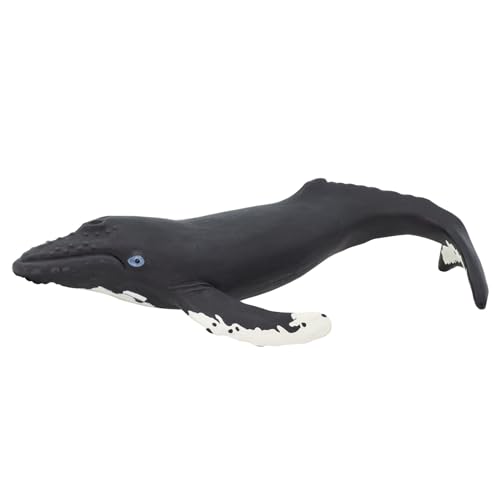 Safari Ltd. Ballena Jorobada 17cm | Figura de Animal Marino | No tóxico y Libre de BPA | Apto para niños de 3 años en adelante