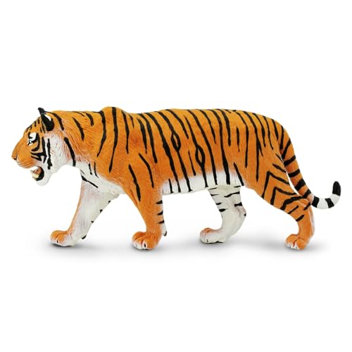 Safari Tigre Siberiano 24.8cm | Figura de Animales | Tamaño Extra Grande | No tóxico y Libre de BPA | Apto para Niños de 3 Ltd