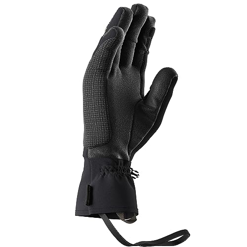 Salomon QST Gore-Tex Guantes Esqui snowboard de Unisexo Con Máximo Agarre, Protege del Frío y de la Nieve, Ideal para esquí, Negro, Extra Small