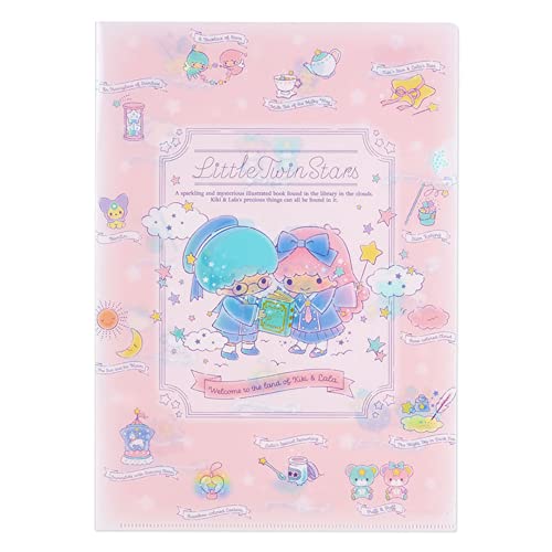 Sanrio 764701 Little Twin Stars Clear File Set (diseño de ilustración)