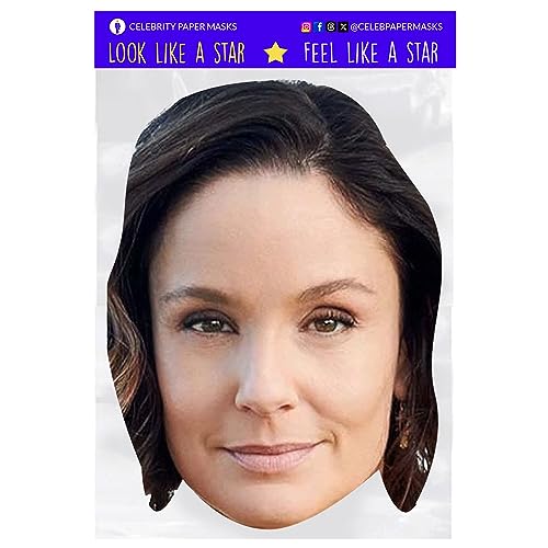 Sarah Wayne Callies Máscara de Lori Grimes Celebrity Masks Actriz The Walking Dead con banda elástica para la cabeza