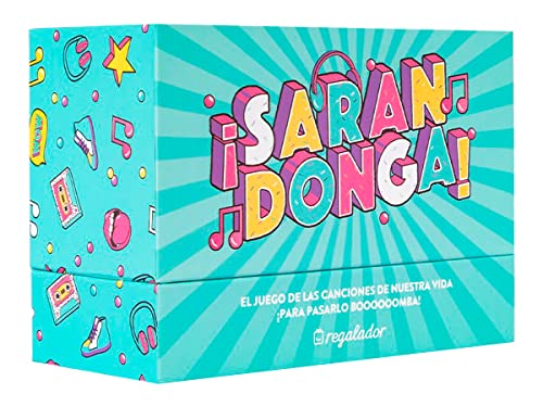 SARANDONGA, El Juego de Las Canciones de Nuestra Vida - Juego Divertido para Jugar con Familia y Amigos. De los 60 a la actualidad & Me la sopla - Juego de Mesa más Divertido y canalla para Adultos