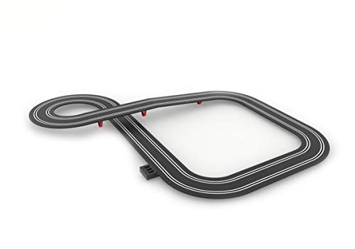 Scalextric - Circuito COMPACT - Pista de Carreras Completa - 2 coches y 2 mandos 1:43 (Jump & Loop)