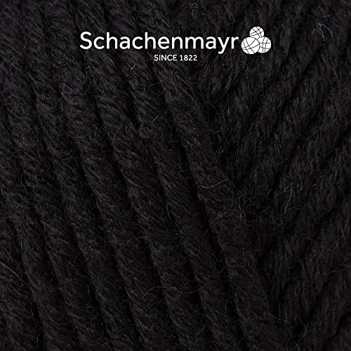 Schachenmayr Boston, 50G Schwarz Hilos para Tejer A Mano