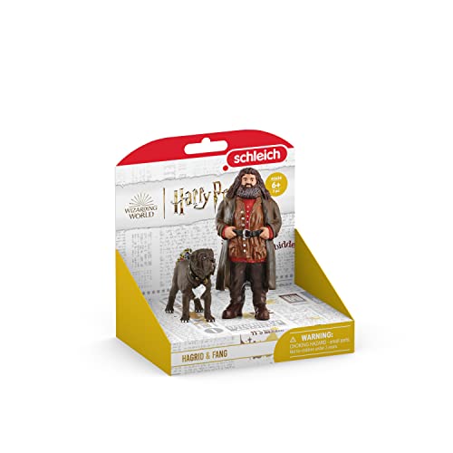 schleich 42638 Hagrid & Fang, a partir de 6 años, WIZARDING WORLD - figura, 8 x 11,5 x 13 cm