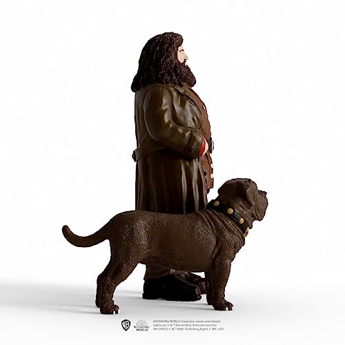 schleich 42638 Hagrid & Fang, a partir de 6 años, WIZARDING WORLD - figura, 8 x 11,5 x 13 cm