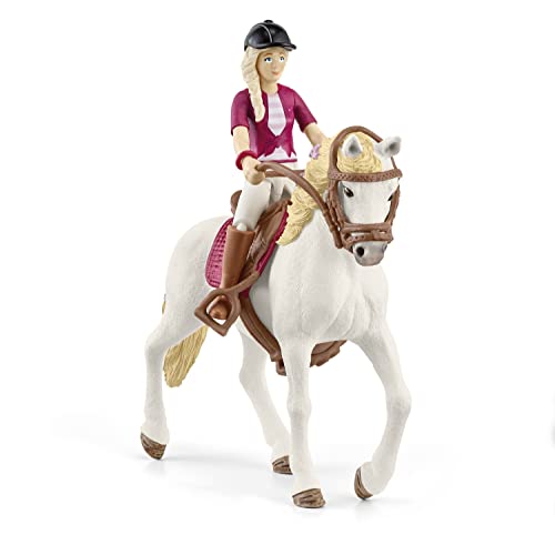 schleich HORSE CLUB 42540 — Sofia y Blossom, 10 Piezas — Incluye Jinete y Caballo — Animales de Juguete Coleccionables — Set de Caballos — Juguetes para Niños de 5 Años o Más