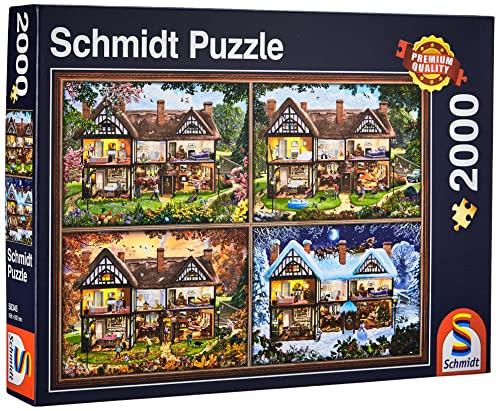 Schmidt House of Four Seasons 2000 Piece Jigsaw Puzzle